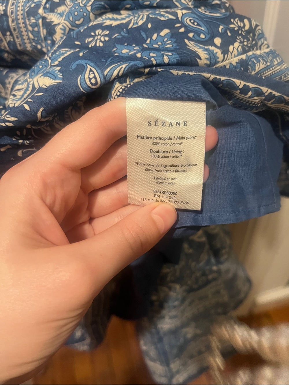 Sezane Sea New York Blandine Dress size 10 - Picture 6 of 6